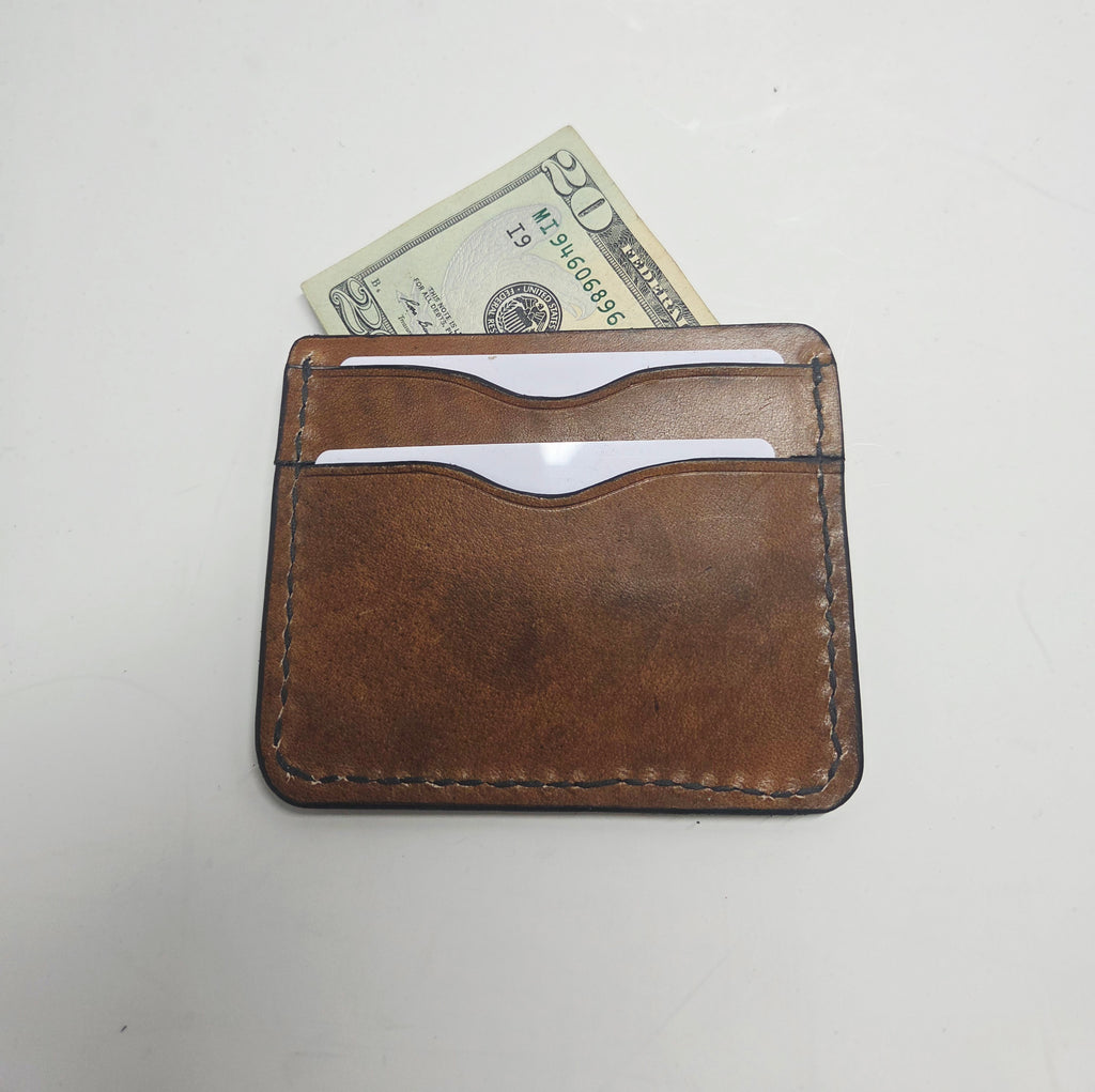 The Slinder Sam Rustic Brown Minimalist Wallet