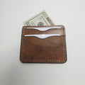 The Slinder Sam Rustic Brown Minimalist Wallet