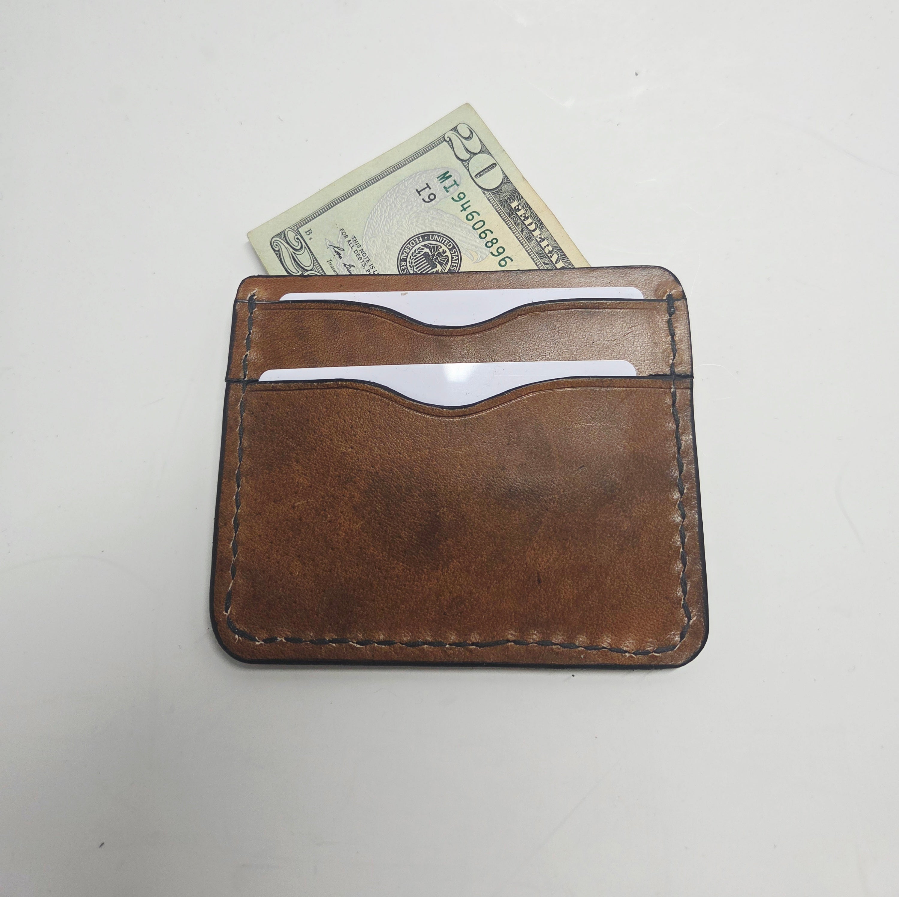 The Slinder Sam Rustic Brown Minimalist Wallet
