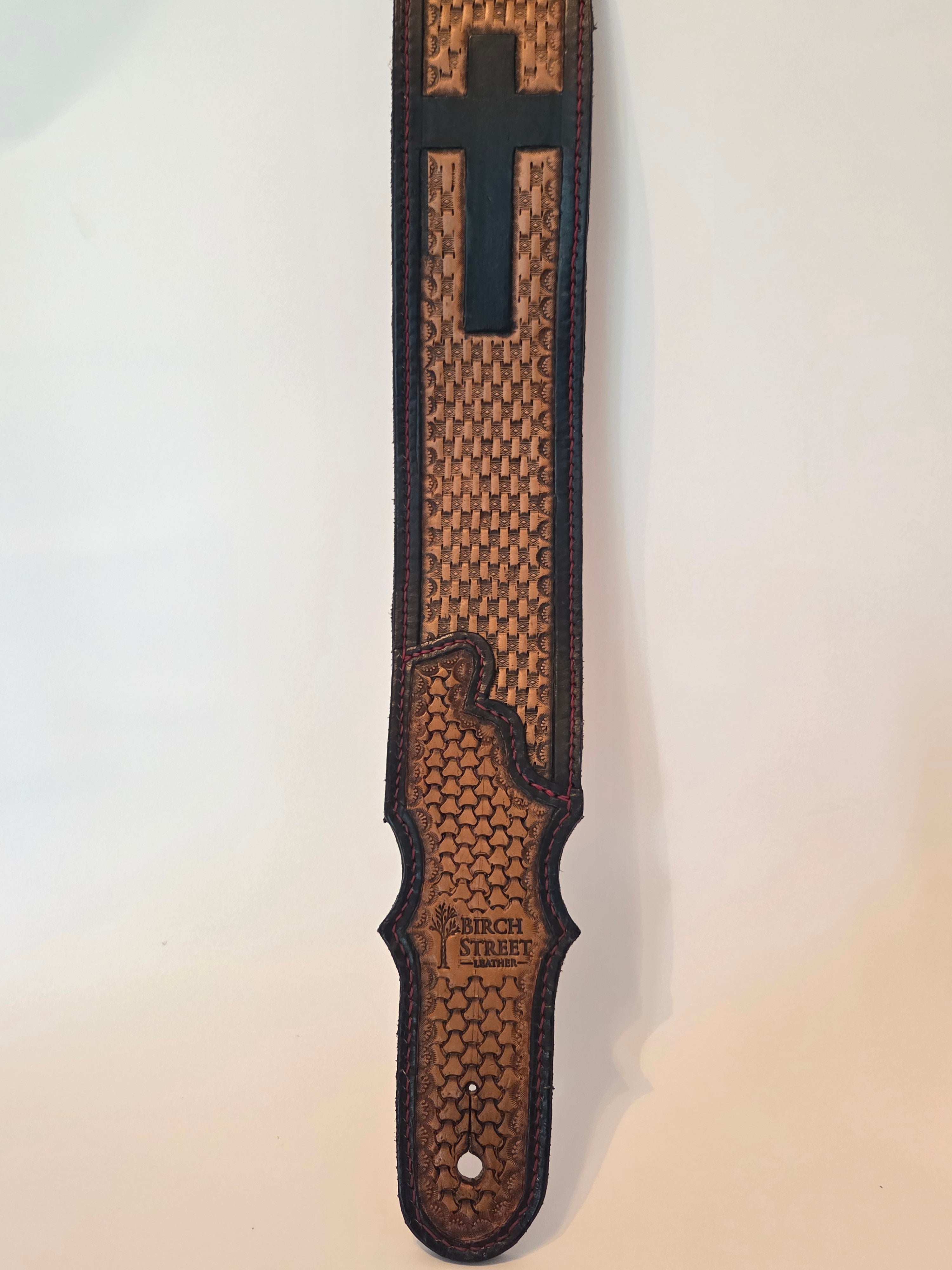 Cross guitar strap
