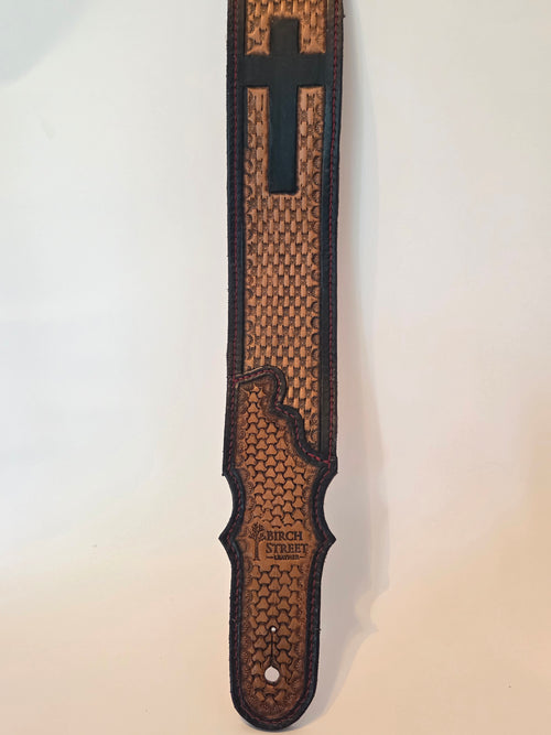 Cross guitar strap